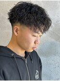 ツイストスパイラルパーマメンズパーマメンズマッシュツイスト