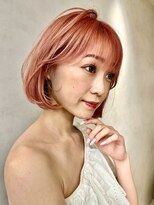 ロンドソレイユ 池袋(Lond soleil)&nbsp;オリーブグレー/グランマッシュ/ショート/ヘイリーボブ/前髪