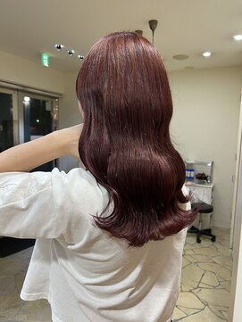 ベンチ(bench) カシスピンク/ブリーチなしダブルカラー/千葉美容室