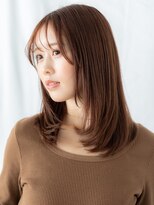 ドクターズサロン LAB 小山店&nbsp;大人かわいいココアブラウンレイヤーカットh小山20代30代40代