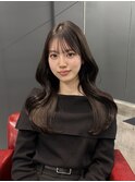 韓国ヘア 20代 ロング ヨシンモリ レイヤーカット