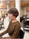 ウェーブショート/ショート/パーマスタイル/髪質改善