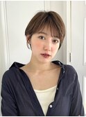 大人可愛い小顔マッシュショート/ベージュカラー/吉祥寺