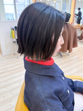 モリオ フロム ロンドン 成増店 【morio成増/児玉】ハンサムボブ 外ハネ