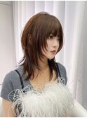 韓国レイヤーカット/くびれヘア/艶カラー/髪質改善/ダブルカラー