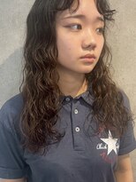 パーミル ヘア クマモト(permille ‰ hair Kumamoto)&nbsp;スパイラルパーマ×ブラウン