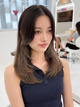 コア プラス 立川(COA PLUS) 韓国風レイヤーカット髪質改善ダブルカラーハッシュカット