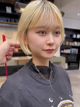 アイドットプラスサッポロ 札幌(i.+SAPPORO) 前髪あり小顔まわりつや髪骨格補正丸みボブヘア