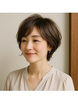 スープレックス ヘアーデザイン(SOUPREX HAIR DESIGN) ミセスショートグラボブ 20代 30代 40代 50代 60代 髪質改善