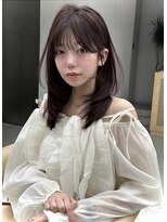 天神美容室&nbsp;天神大名レイヤーカットデザインカラーハイトーンブリーチ