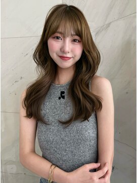 20代30代人気レイヤーカット/韓国ヘア/透明感カラー/