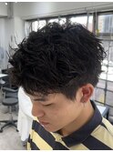 スパイキーピンパーマ