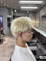 エイトメン 上野店(EIGHT MEN) スパイキーショート×ブロンドカラー