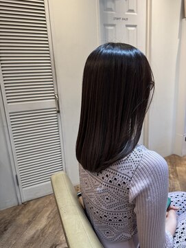 ヘアリゾート バルボア アイランド(hair resort Balboa Island) 髪質改善メテオストレート/艶髪/透明感ある暗髪カラー