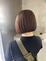 ニーイチイチ(211)&nbsp;マロンブラウン/ミニボブ/顔型別スタイル特集