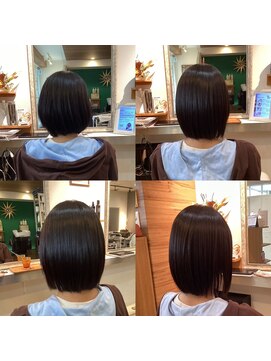 ヘアー ボニータ(hair bonita) #髪質改善#縮毛矯正#酸性ストレート#トリートメント#ボブ