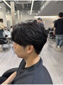 フェザーパーマニュアンスパーマ毛流れ名古屋栄