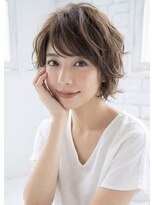 カナロアバイボニークチュール(KANALOAbyBONNY COUTURE)&nbsp;くびれミディ/大人可愛い・抜け感ひし形ショートボブ・神戸ボブ