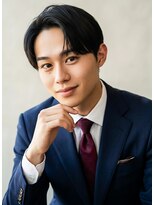 ヨシザワインク プレミアム 横浜 桜木町店(YOSHIZAWA Inc. PREMIUM)&nbsp;ツーブロックマッシュウルフセンターパート清潔感ビジカジ理容室