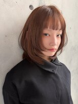 グロウバイニューヨークニューヨーク(Grow by NYNY)&nbsp;【打越】ミディアム×レイヤー×シアーオレンジ