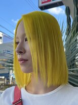 タイドヘア 茨木店(TIDE HAIR)&nbsp;ビビットイエロー