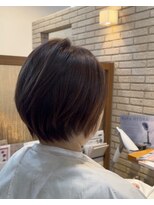 ハピネスフィール 宇治店(Happiness FEEL)&nbsp;丸みくびれショート白髪ぼかしグレージュ
