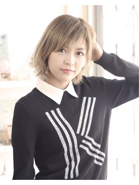 ヘアアンドメイク エジェリ(hair&make egerie) 外ハネが決め手♪シティボブ グラデーション 恵比寿