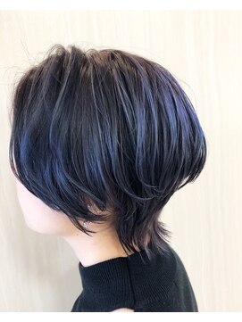 ベニ 岩沼たけくま店(BENI) ショート×ダークブルーバイオレット