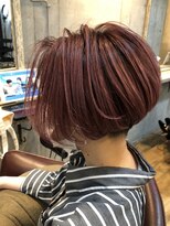 ロダット 横浜(LODAT by little)&nbsp;ショートボブ×チェリーピンク【LODAT横浜】