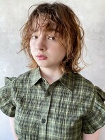 アイティー バイ アルバム 中野店(IT by ALBUM)&nbsp;無造作ミディ_クールショートピンクベージュボブルフ_37947