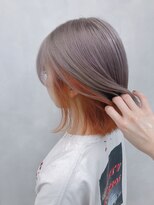 エイト ヘアサロン 渋谷本店(EIGHT) ラベンダーシルバー　キャンディーオレンジ　Furu34