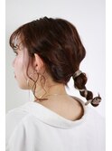 こなれ感up無造作ヘアアレンジ♪