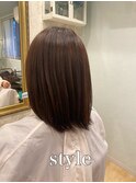 【髪質改善】ナチュラルレッドブラウン