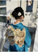 成人式ヘアセット♪