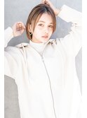 sungoose　ショートボブニュアンスカラーセンターパート