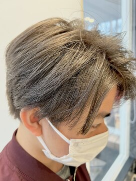 アース 富谷店(HAIR & MAKE EARTH) 前髪無しのクールスタイル