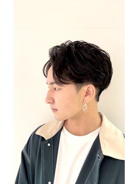 サルファ ヘアデザイン 名古屋 丸の内(S.ALPHA HAIR DESIGN) 後ろ流しセンターパート