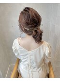 ルーズヘアセット