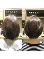 カミケンガレリア(kamiken. galleria)&nbsp;首元スッキリ＊ふんわり丸みショート【カミケンガレリア】