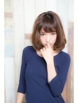 ステージ(STAGE)&nbsp;ペールベージュセクションカラーグラデーションカラー外ハネボブ