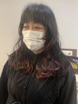 ヘアアンドスペース ベロン(hair&space velon)&nbsp;ウルフレイヤーピンク