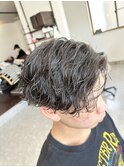波巻きスパイラル/メンズパーマ/ツイストスパイラルパーマ