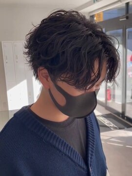 ザサードヘアー 千葉(THE 3rd HAIR) センターパート　波巻き