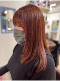 イルミナカラーで透明感と艶のある感じに♪KG008