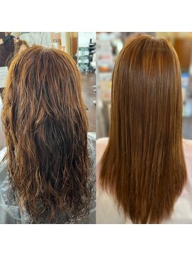 イーストハムアール(EAST HAM r) 艶髪ストレート/縮毛矯正[ビフォーあり!!]