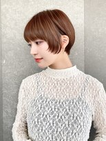 ロンド レグリーズ 立川(Lond leglise)&nbsp;ショート×顔周り×前髪×シルキーベージュ×グレージュカラー