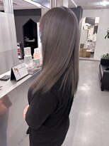 キング 梅田(K!ng)&nbsp;【梅田】ダブルカラーケアブリーチグレージュカラーグレイカラー