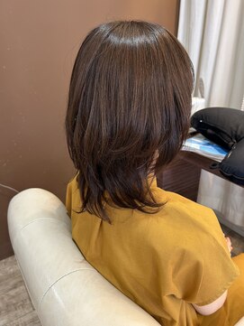 ヘアデザインスペース イチエ(hair design space i chi e) モイスチャーカラーでつくる美フォルムミディアムレイヤー