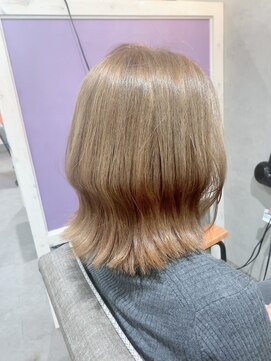 オーヘアー 南柏(OxO Hair) 艶ハイトーン/くびれミディ