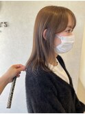 赤み消しカラーで明るめベージュ